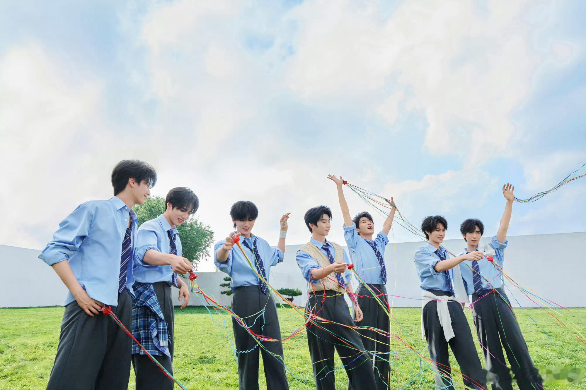 时代少年团夏日男高时代少年团男高风大片时代少年团夏日男高，哈哈哈 