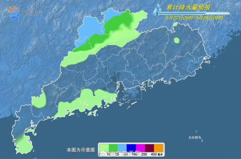 广东北部近日将有暴雨大暴雨！珠江流域多条河流或现明显涨水