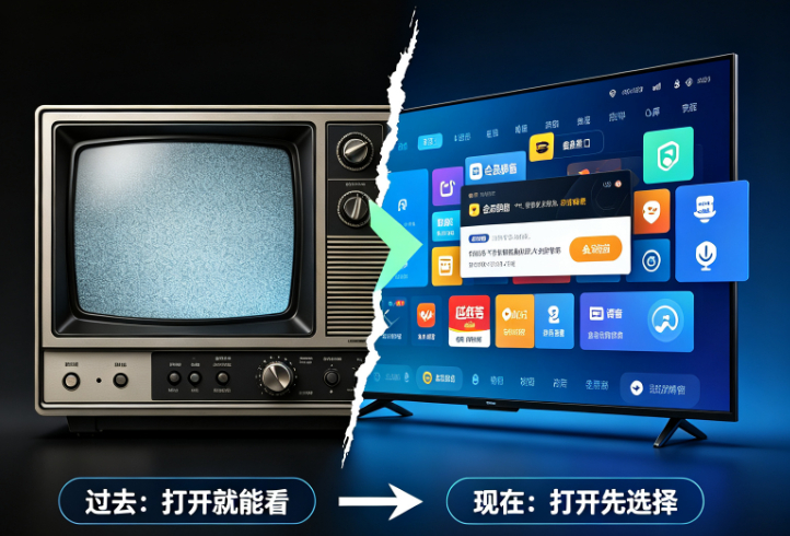 为什么老人越来越不会用电视了因为以前老式电视就几个按键，开机关机，调音量换台一目