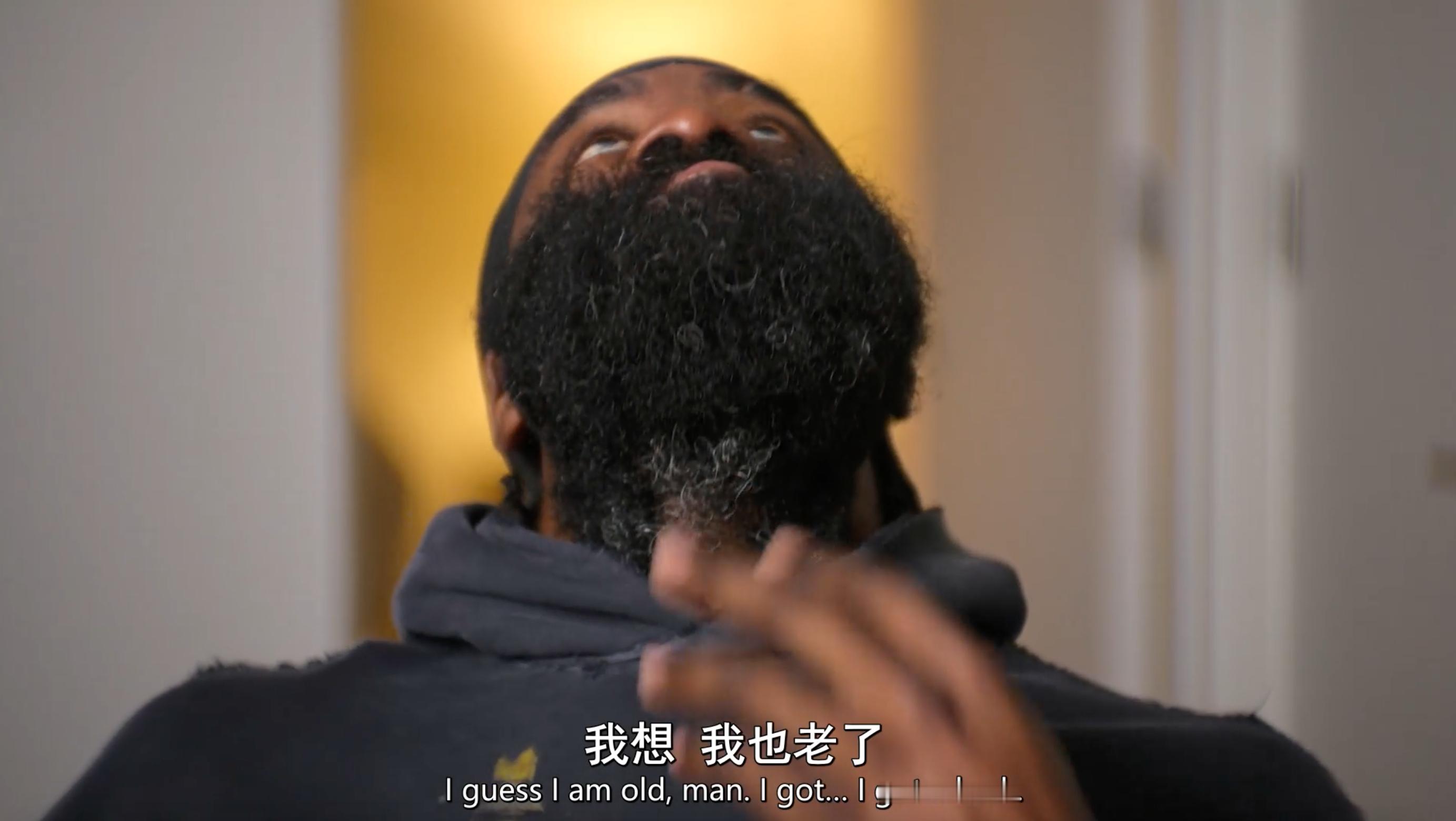 当哈登还在感慨自己胡子都白了，老了，第三集上来就说休斯顿仍然是他的家时。是的，他