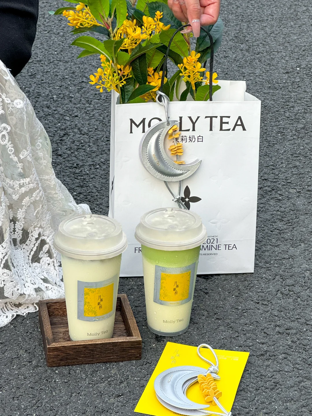 这杯桂花米麻薯，花香在嘴里炸开！