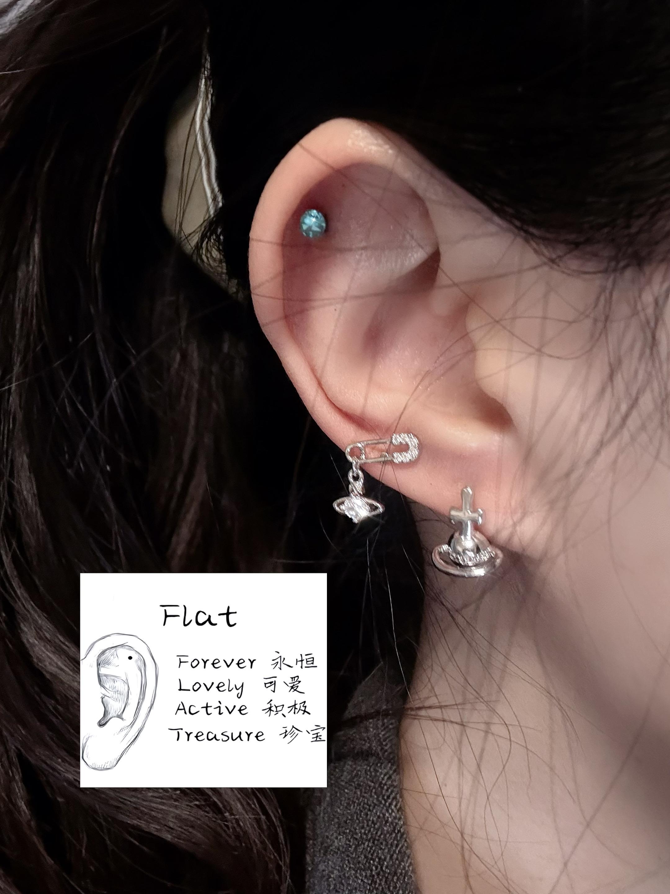 她带着土星的耳钉夹杂着南方的口音