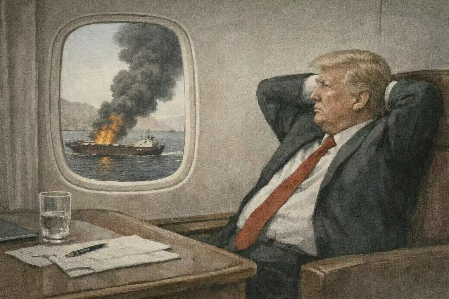 🌍🇺🇸🔥🇮🇷金融时报:特朗普正滑入伊朗泥潭，只能重新考虑推翻伊朗政权
