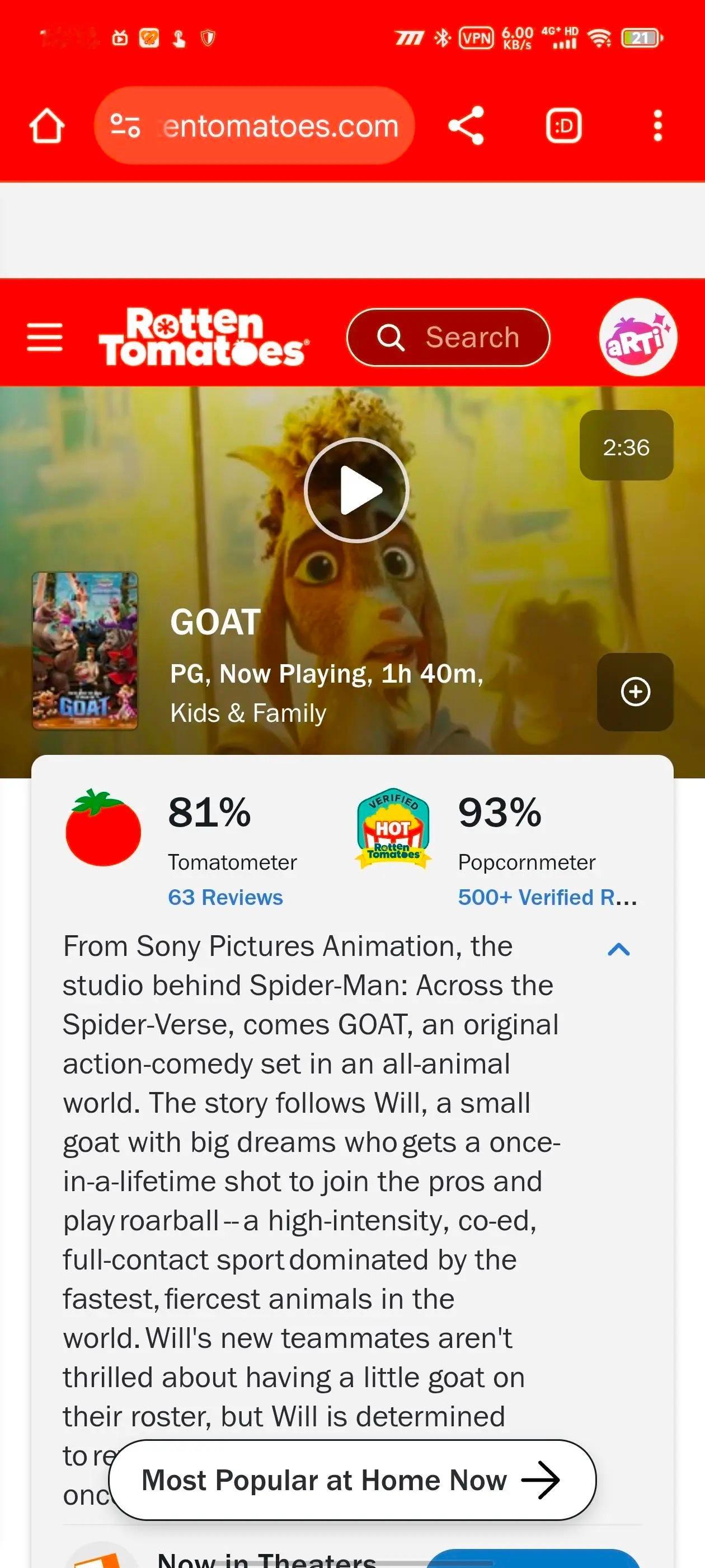 《GOAT》票房也不错，口碑也不错，可惜库里无缘金酸莓三大巨奖了🙈某人也是把场