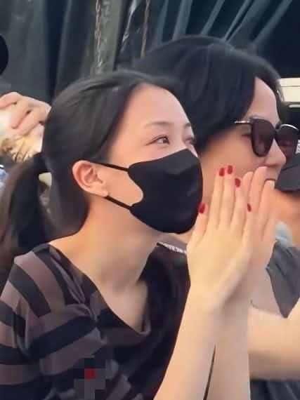 李嫣去看窦靖童唱歌，我不惊讶，
她戴着口罩，我也不惊讶，
令我惊讶的是，她明明是