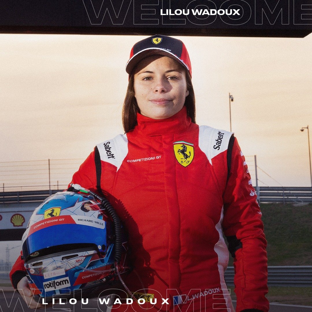 法拉利厂队车手Lilou Wadoux将在2024年参加#Super GT# L