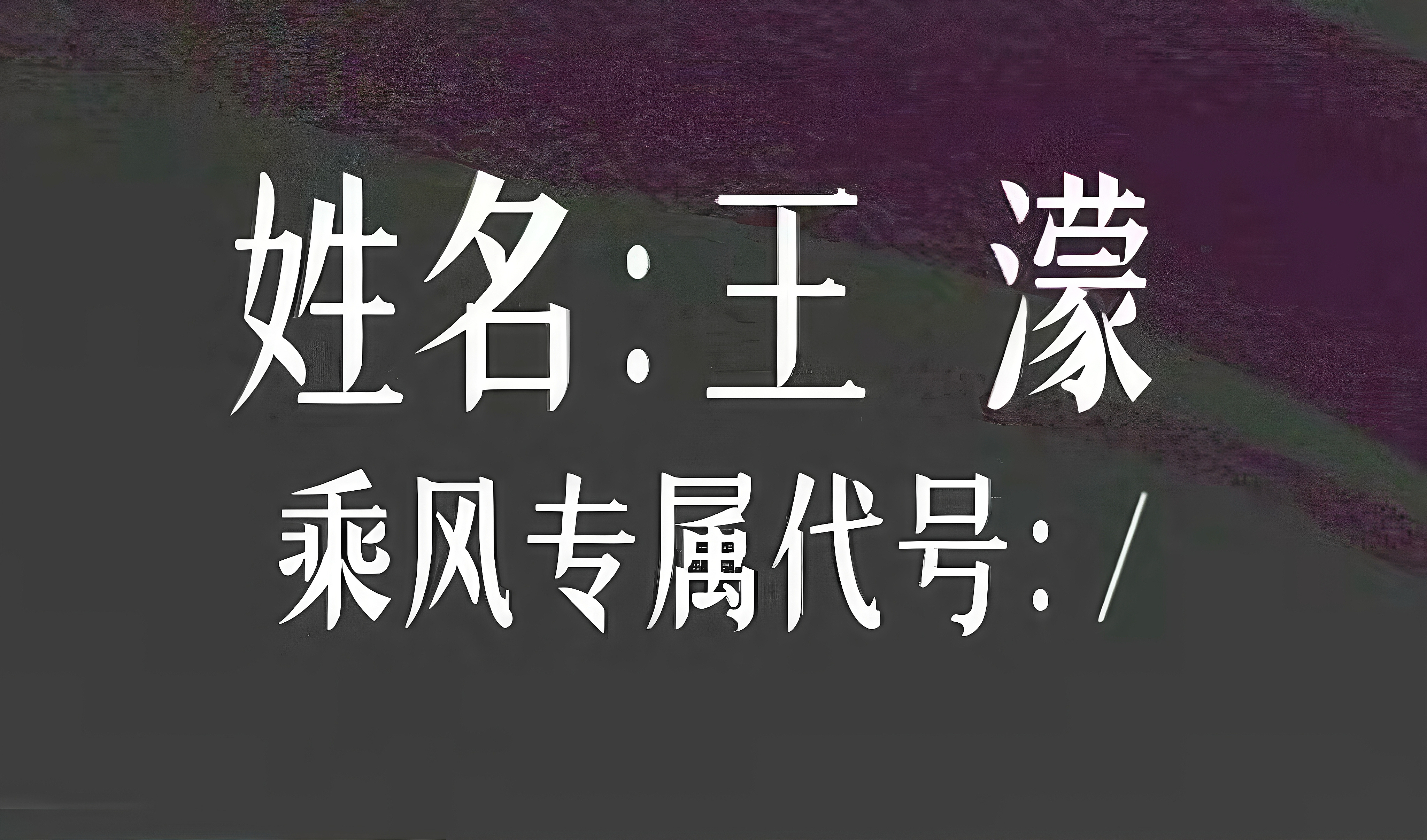 还有这个冷漠的「／」也很帅…………………………搞得我要梦女病大发作了 