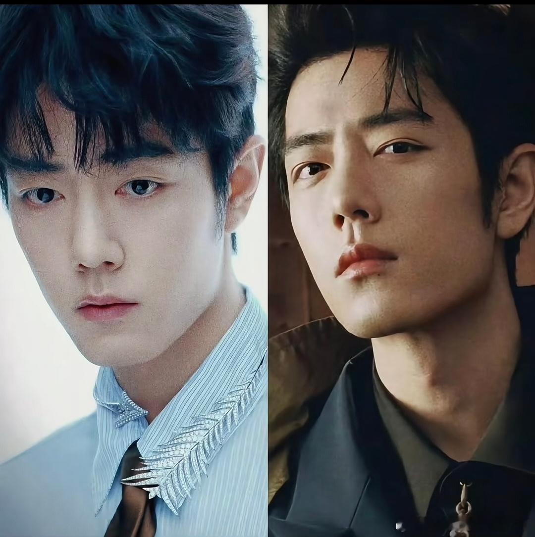 肖战新杂志漏胸肌了肖战之前说过他想演那种又可爱又坏的 反派角色， 两张照片，我脑