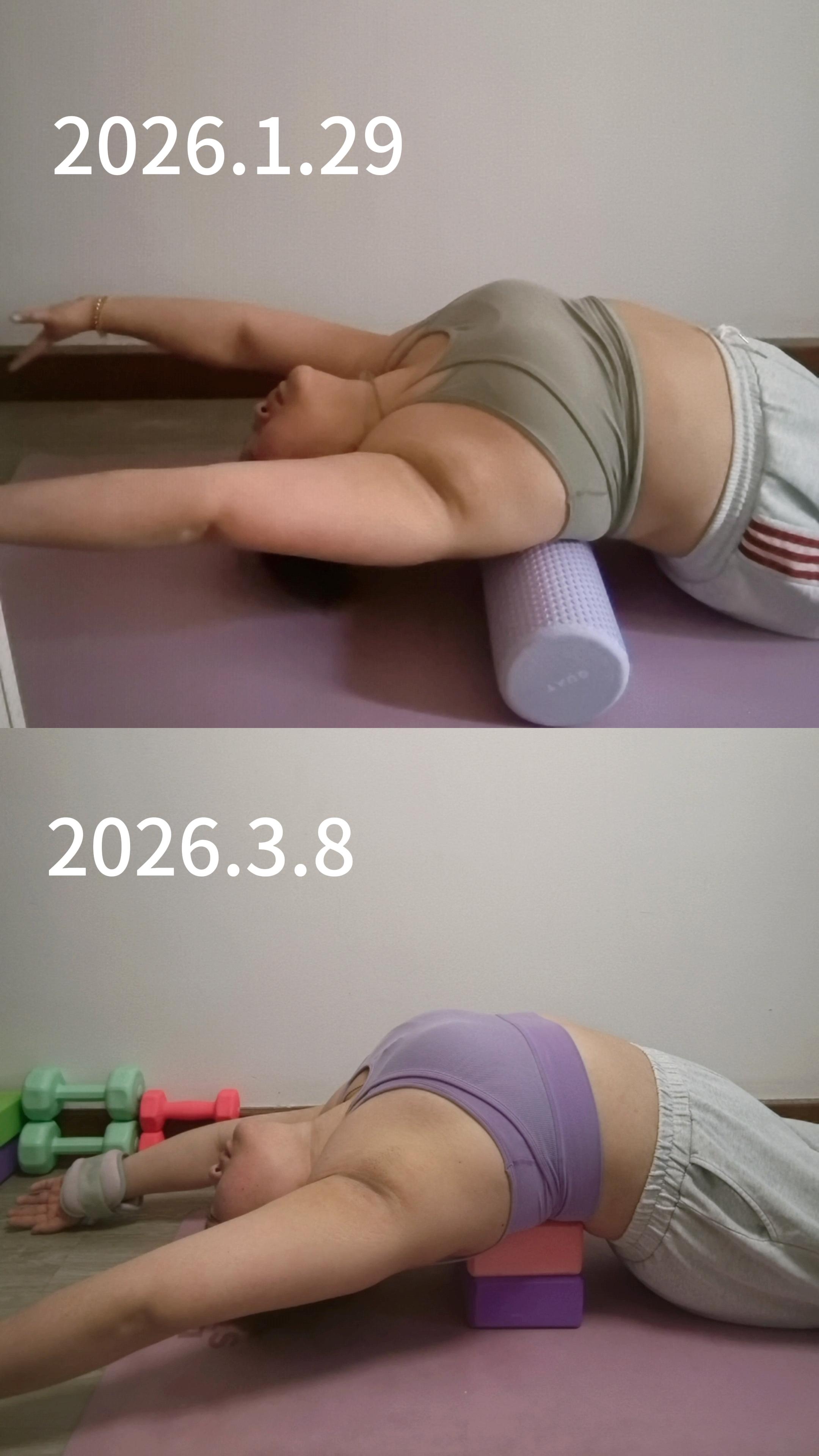 185斤自救｜唯有坚持！其余都是借口。今日份开胸练习打卡完成✅！ 再一...