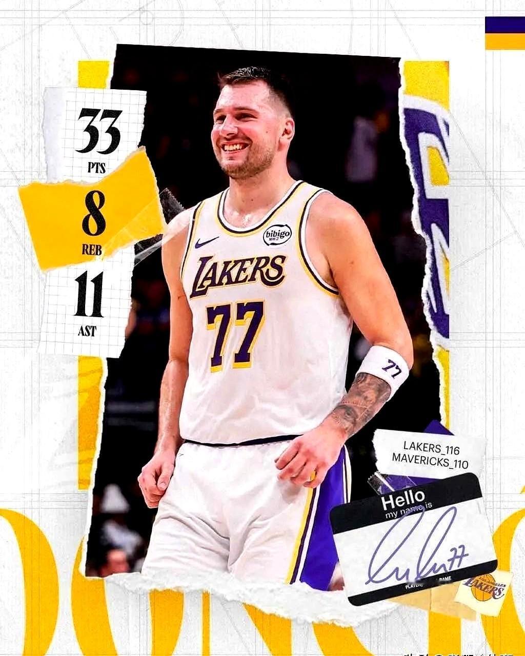 第三节一度落后15分，湖人这球我以为要交代了。

结果硬是给翻回来了，最后116