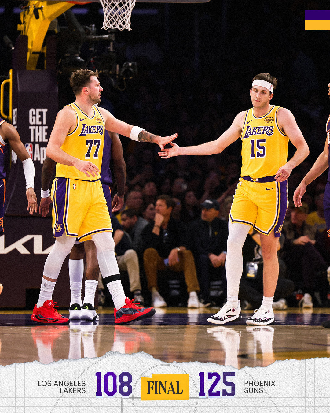 太阳vs湖人太阳125-108终结湖人7连胜湖人主场遭太阳横扫，7连胜势头戛然而