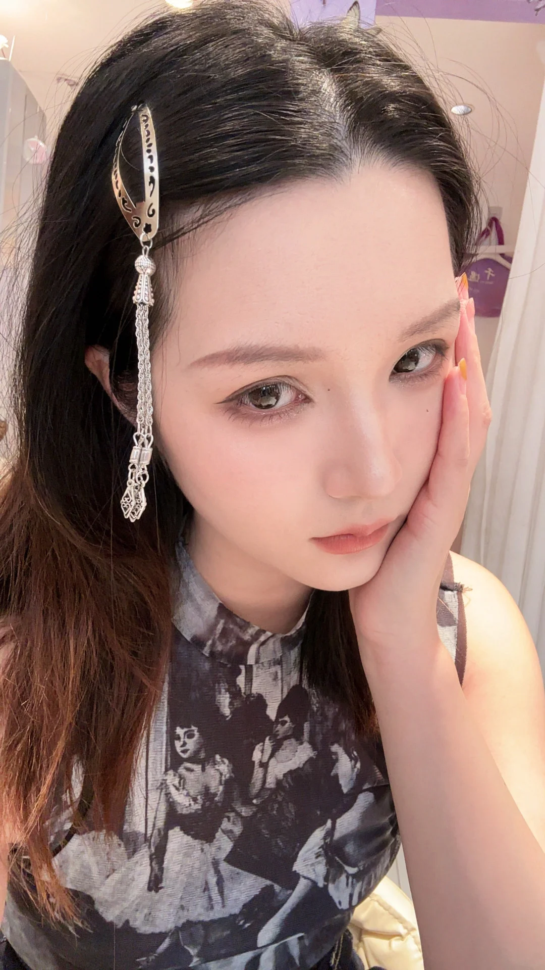 今天的下睫毛画的超美