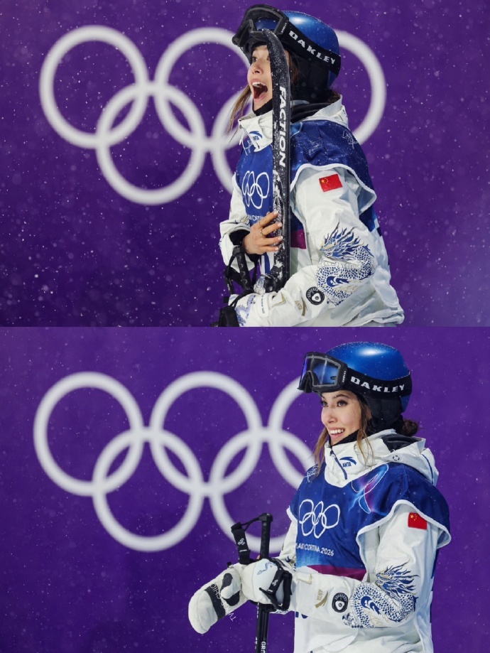 谷爱凌U池卫冕成功谷爱凌U地强势卫冕夺冠！用绝对实力再次定义巅峰！起跳干净、腾空