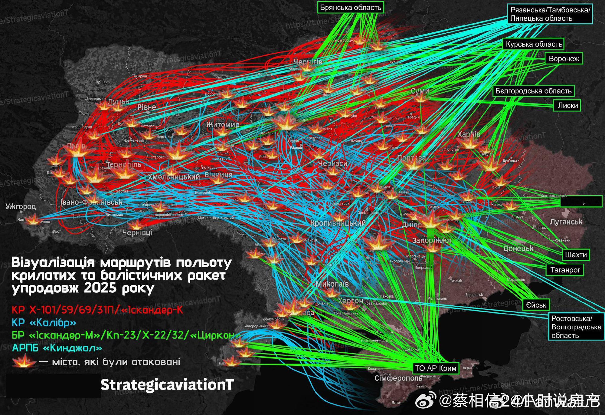 数据统计，2025 年全年，俄向乌克兰发射了 54,000 架单向攻击无人机、4