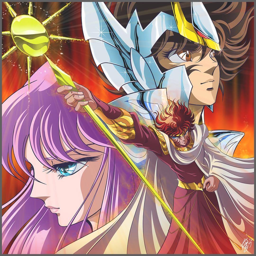 圣斗士插画一组欣赏  