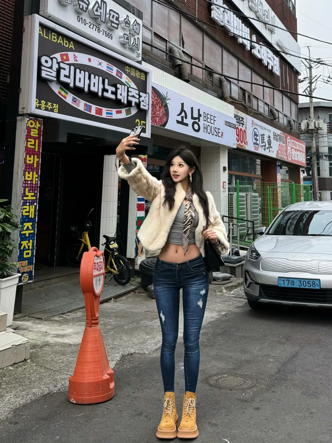 当一个爱装的人去了济州岛🇰🇷