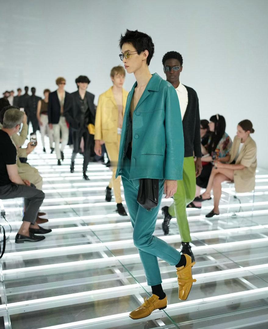 Prada2027春夏男装系列，这一季的Miuccia Prada 与 Raf 
