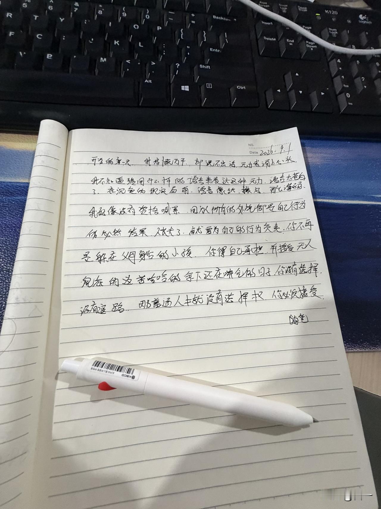 开学第一天已经失语，没人帮衬的日子太心酸
然然说，妈妈我好绝望啊，我是我们班最后