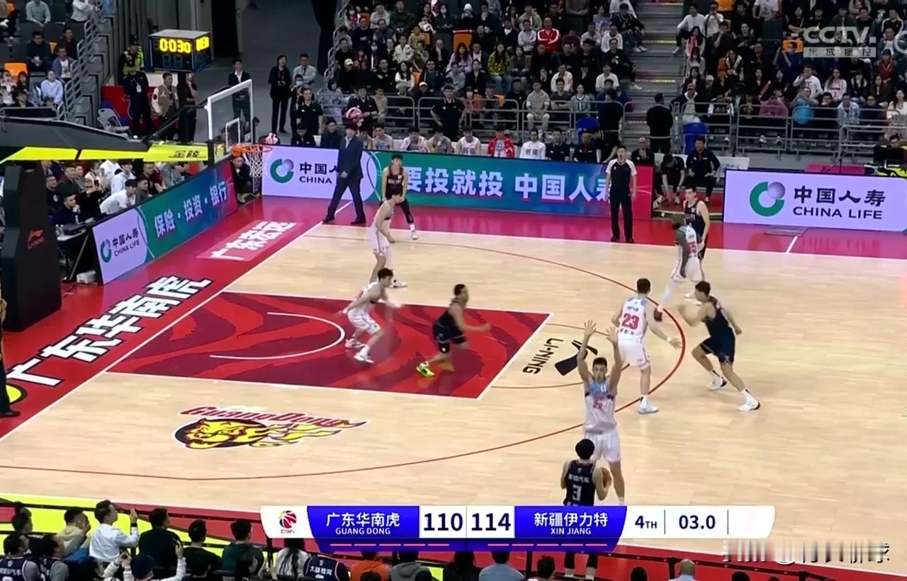 广东男篮110-114不敌新疆男篮迎来2连败！！！
布鲁克斯:26分5篮板3助攻