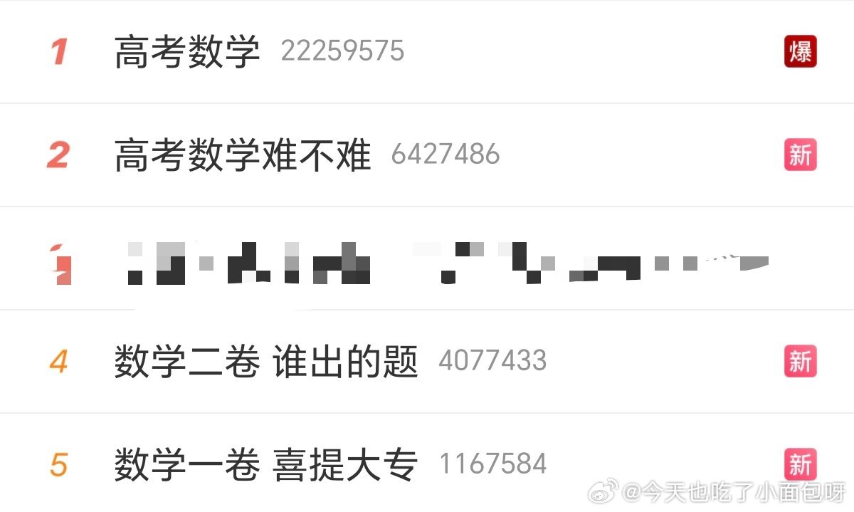 高考数学今年一卷难还是二卷难啊