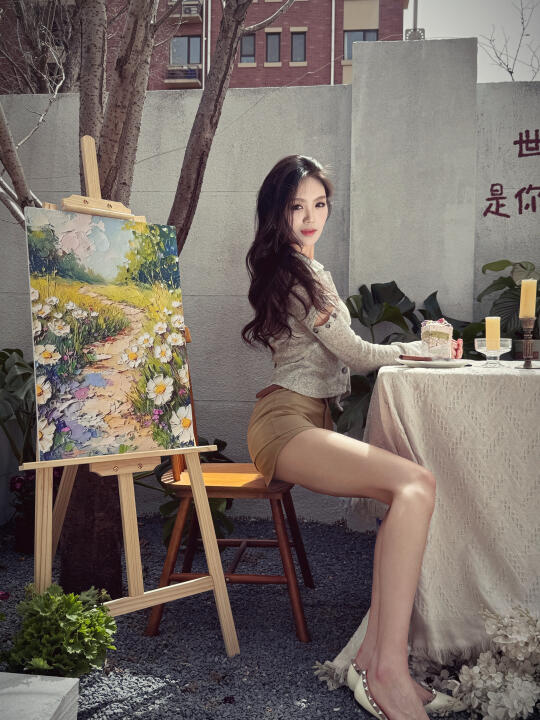 我的眼睛最漂亮，因为我的眼睛在看你。