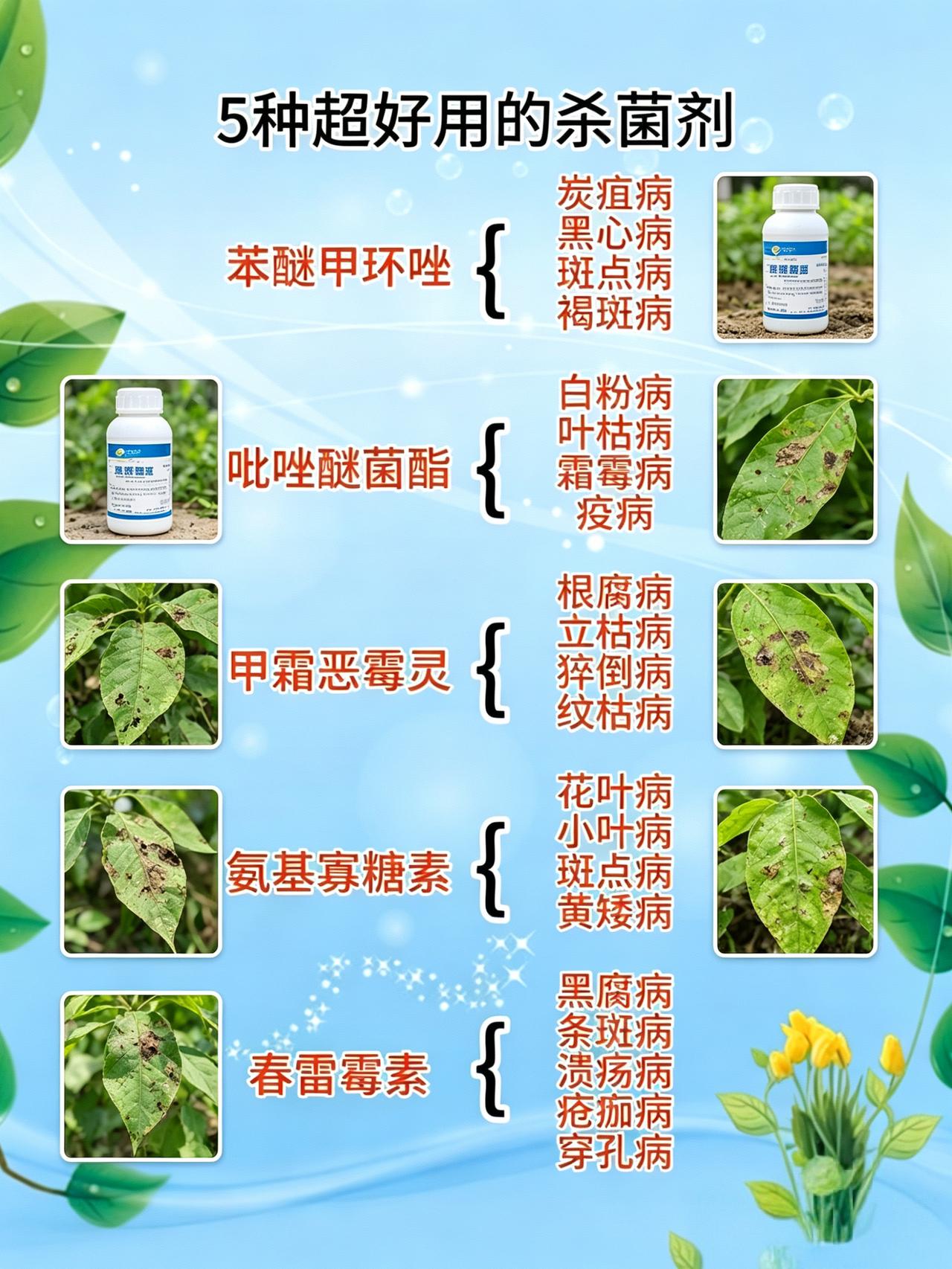 农业种植 病害防治 杀菌剂 农资经销