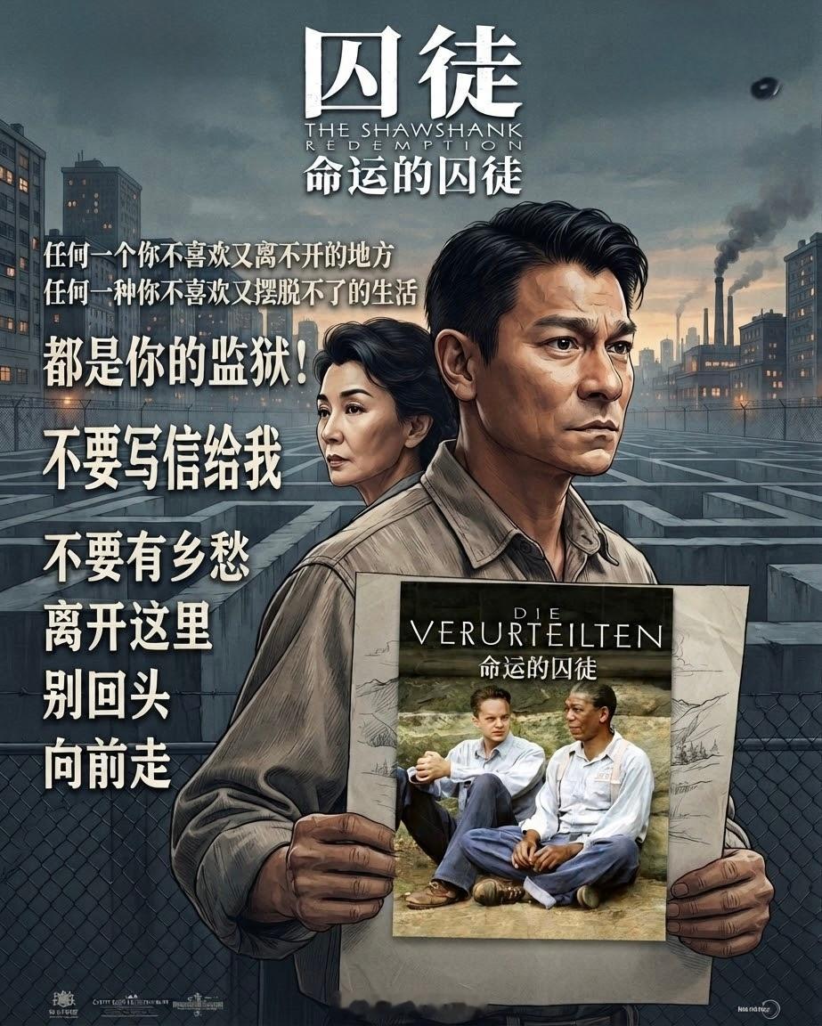 任何一个你不喜欢又离不开的地方，任何一种你不喜欢又摆脱不了的生活都是你的监狱！不