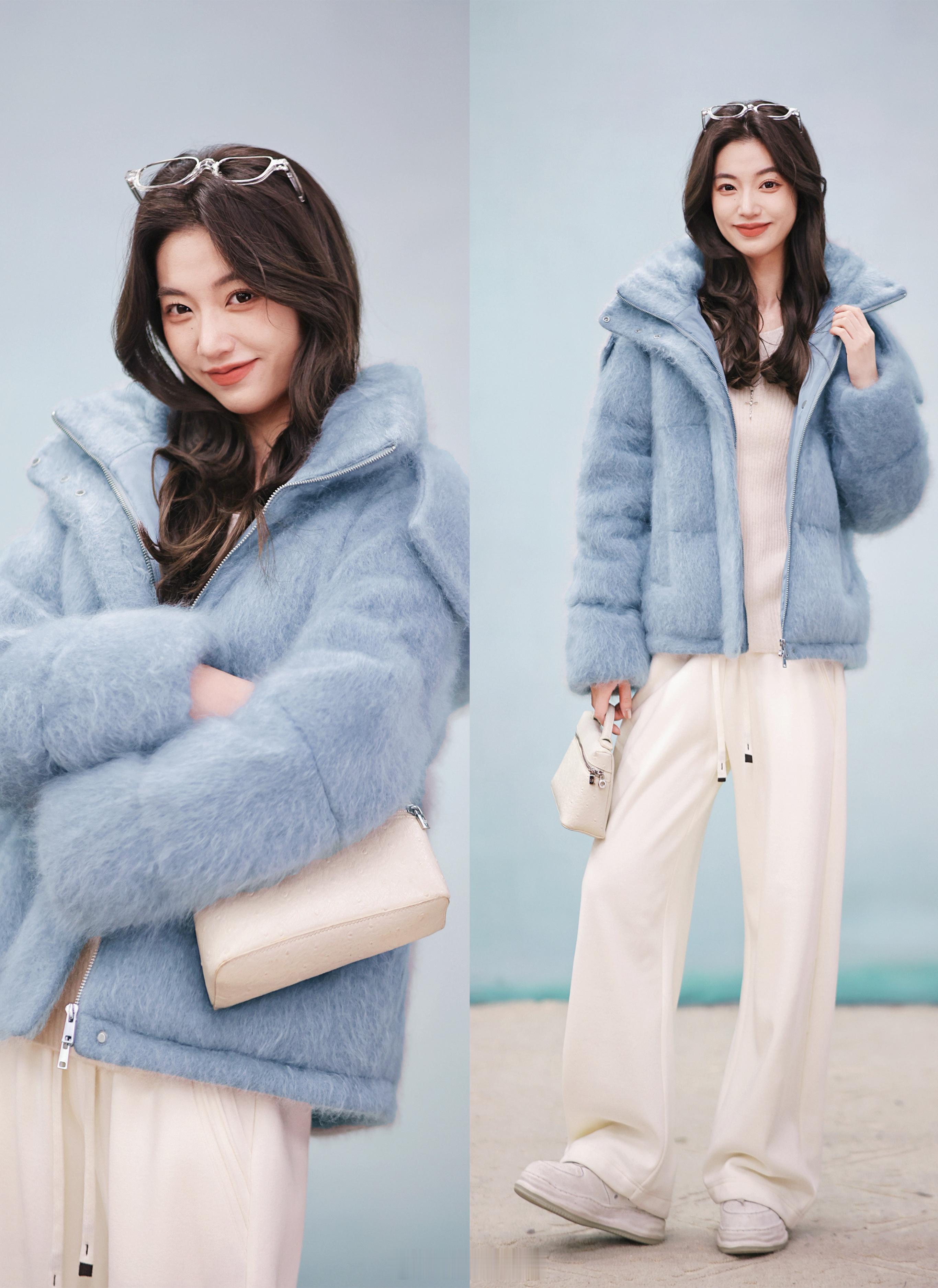 发明拉毛鹅绒服的是天才来的吧？！ 100拉毛山羊绒+90鹅绒 这毛绒绒的是从视觉