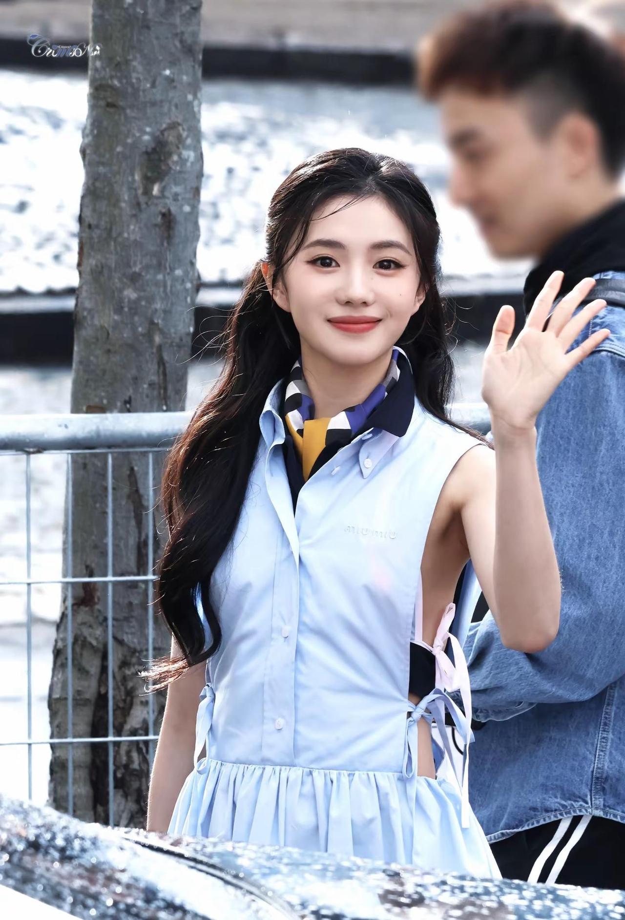 260310女神闪耀巴黎。刘浩存 路透 miumiu 巴黎时装周