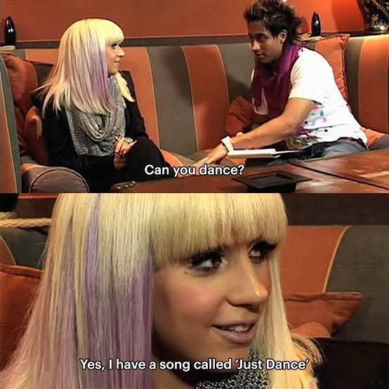 记者：Can you dance？Lady Gaga：Yes, I have a
