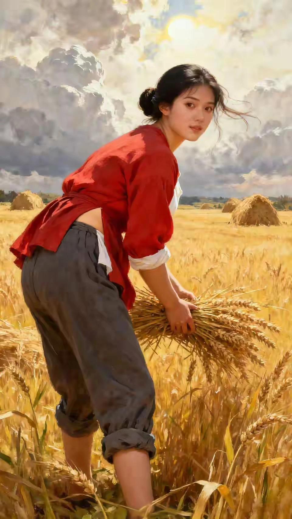 上联：春融千嶂绿
下联：秋沐万山红