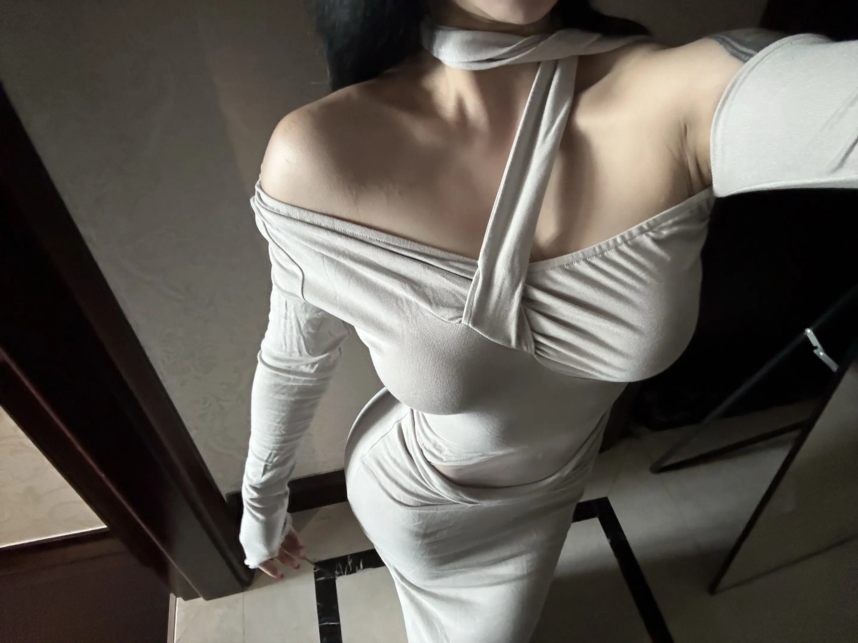 随手拍 梨形身材