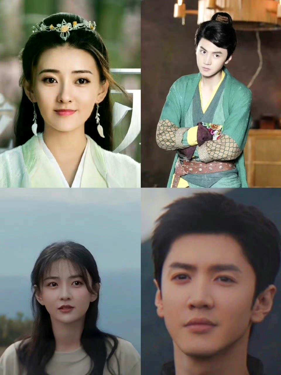 #梁洁二搭体质# 梁洁真的是二搭体质无疑了，梁洁又和分别又和陈哲远，胡一天二搭了