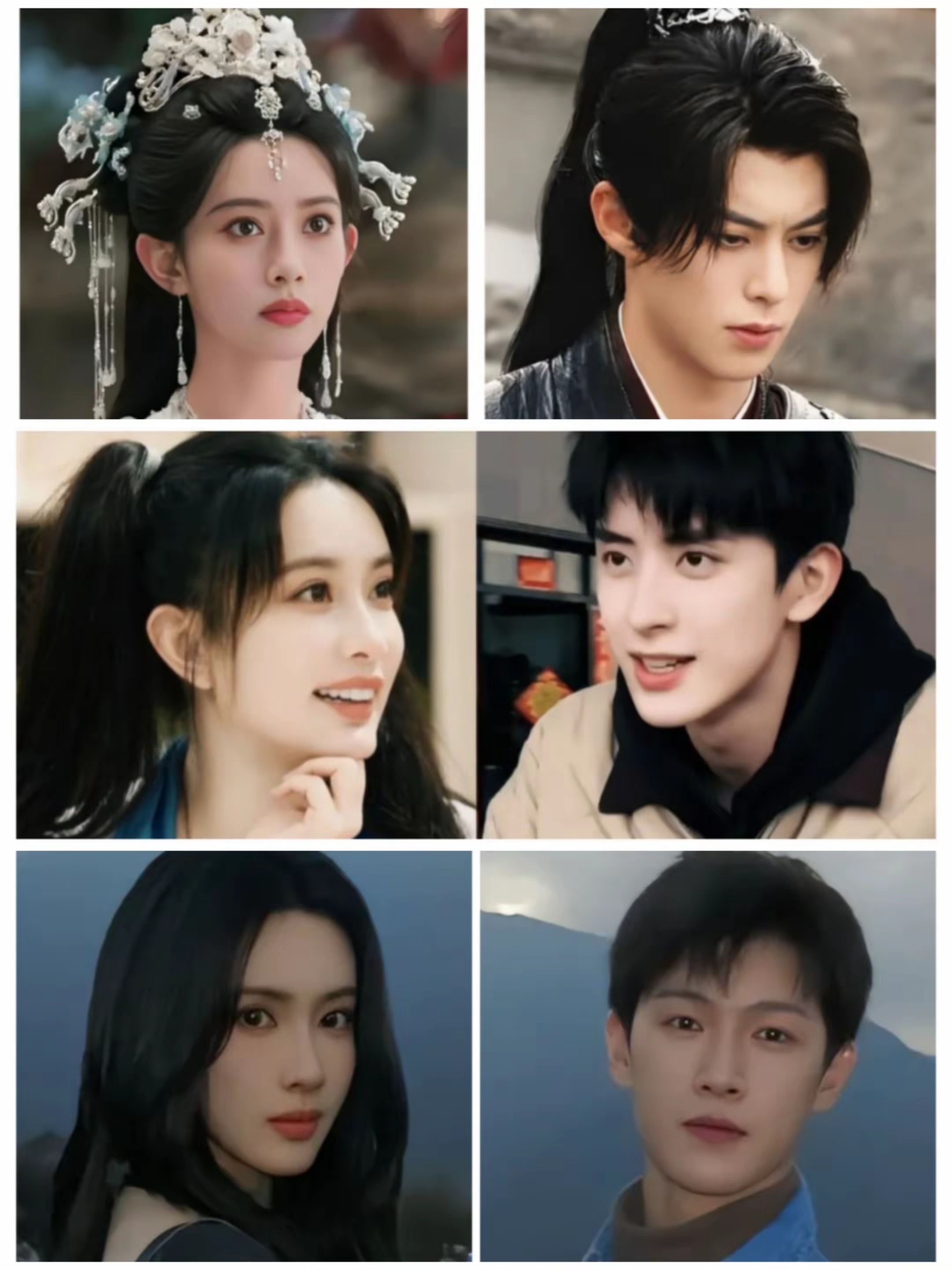 大家发现了没？孟子义身上有一个玄学，那就是无论她站在谁身边…都非常有cp感！孟子