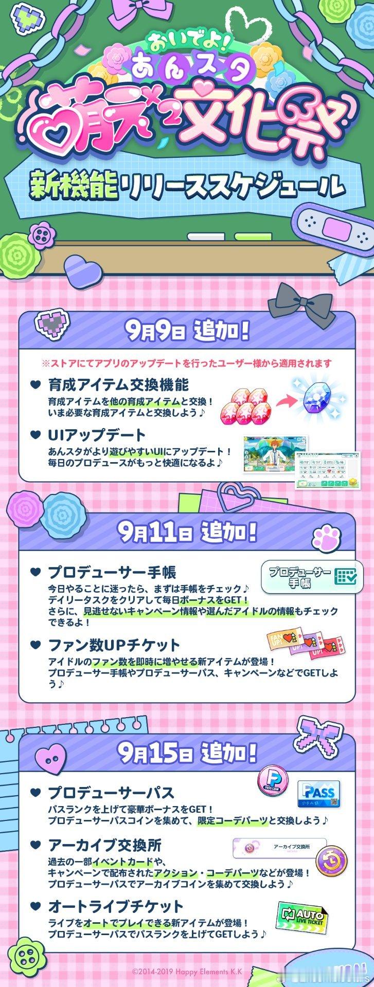 ensemblestars[超话]【新功能更新❗️】新功能预计将于节目结束后依次