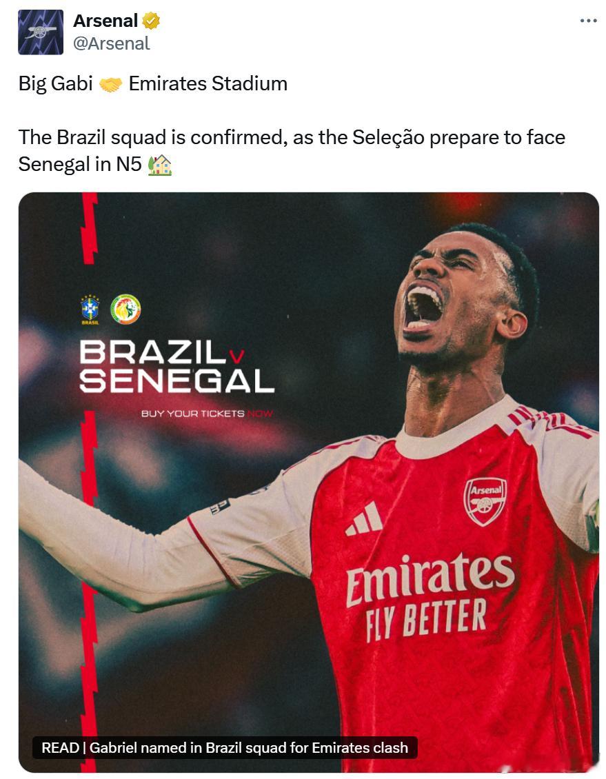 虽然疲倦的加布免不了被国家队征召，但好在两场热身赛一场在酋长球场踢，一场在法国。