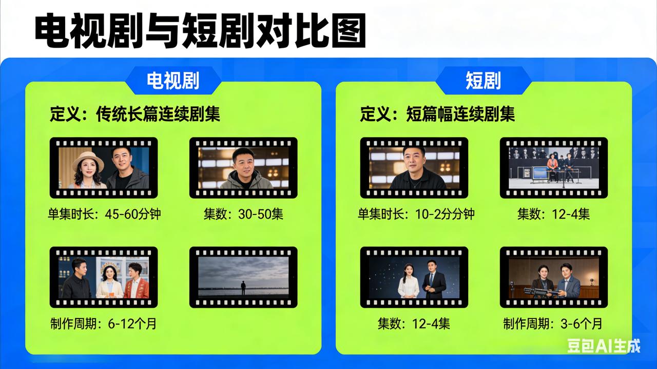 从篇幅和结构来看，电视剧通常集数较多，每集时长在40分钟以上，剧情发展较为完整，