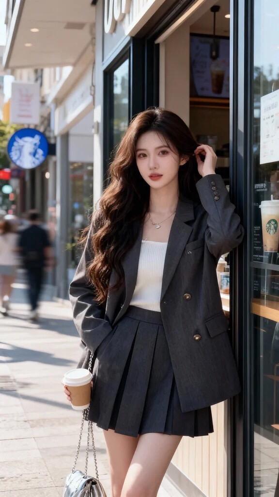 女装 穿搭搭配 学院风穿搭 通勤搭配 西装控