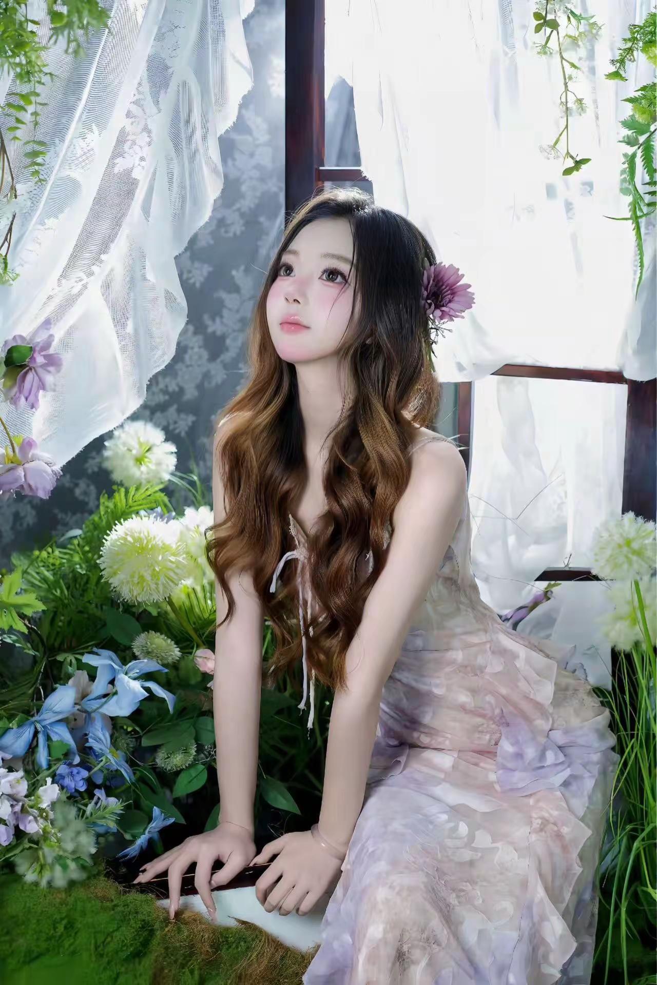 生如夏花。韩系甜颜