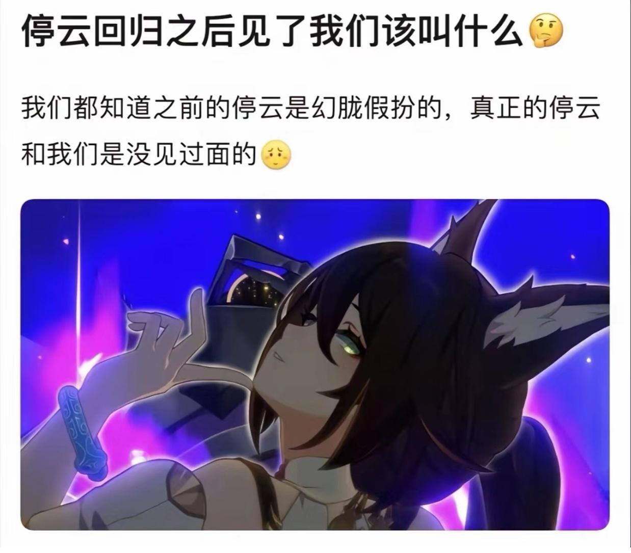 停云回归之后，应该不会叫我们“恩公”了吧？#崩坏星穹铁道##星穹铁道日常# ​​