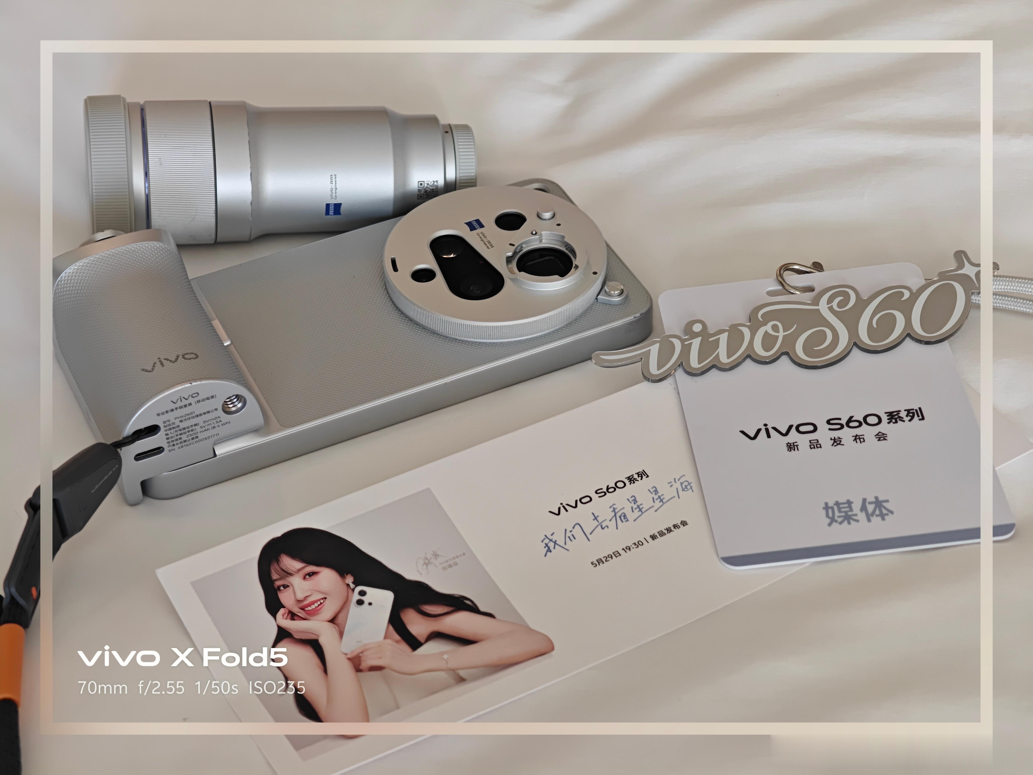 vivo S60 vivo还是可以的，去年签了小田，代言了S50系列！没想到，今