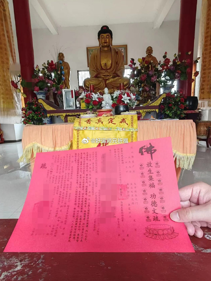 明日五月十五，良辰吉日，如法放生祈敬十方诸佛菩萨慈悲加持，回向善缘：身心安泰，福