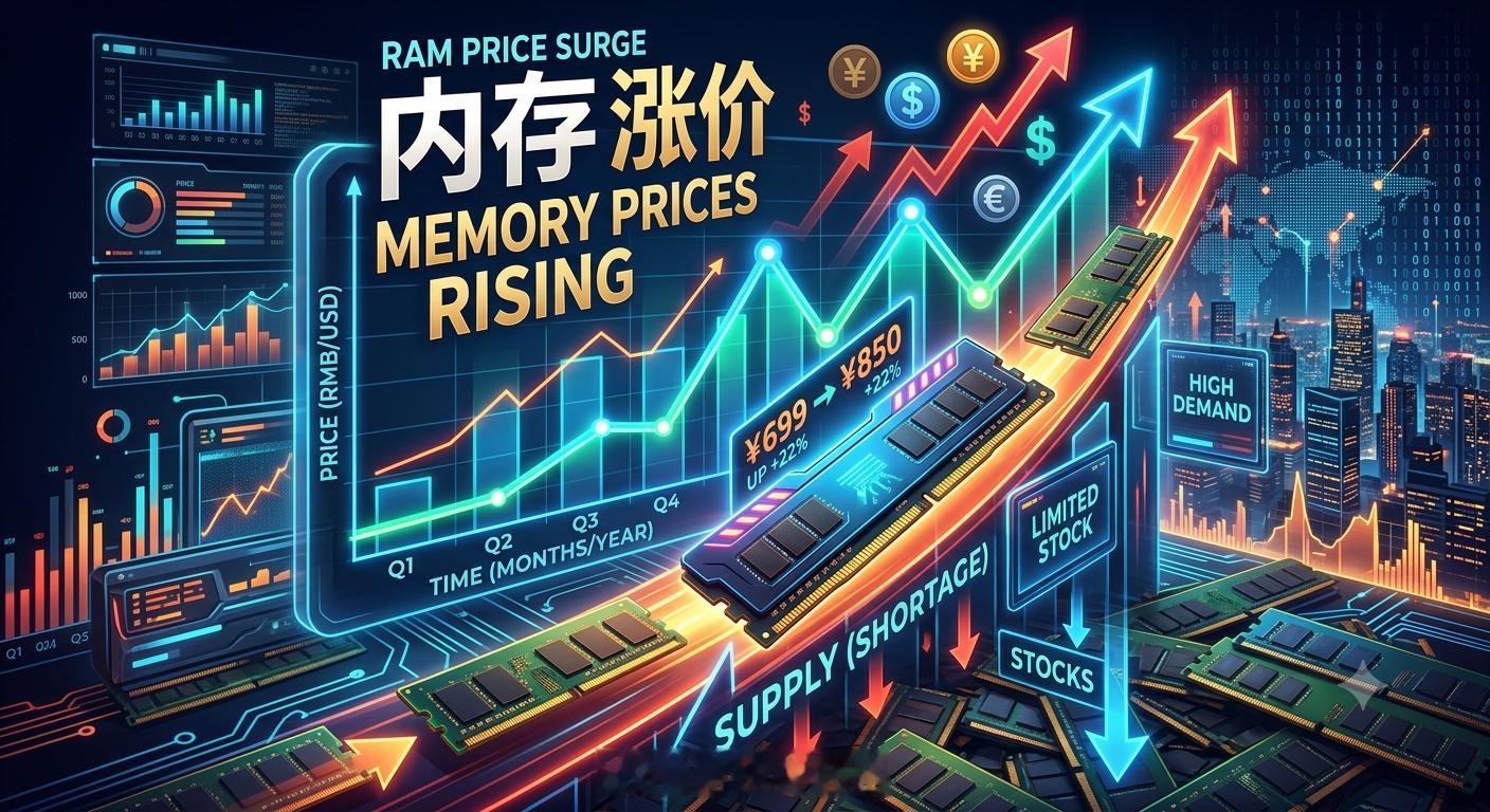 内存涨价看长期，以前是因为Ai需求导致订单增多。但是现在是产能够了，不过已经不想