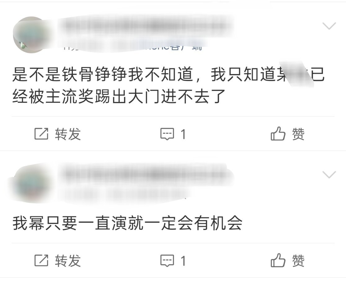 这不就是证明铁骨铮铮需要勇气，仙粉爹爹不care内娱奖，哪个奖的最佳女主角没给天