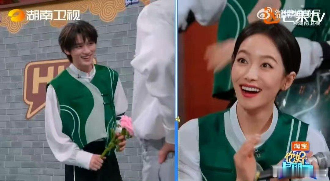 丁程鑫滑跪好帅气你好星期六家人们谁懂啊！丁程鑫滑跪穿越泡沫门夺花，动作又快又帅，