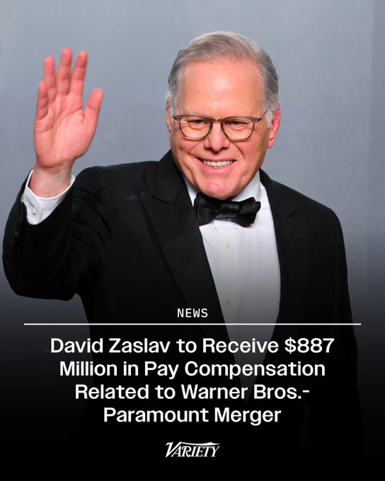 据《综艺》披露，随着派拉蒙以1110亿美元收购华纳兄弟的交易推进，华纳CEO大卫