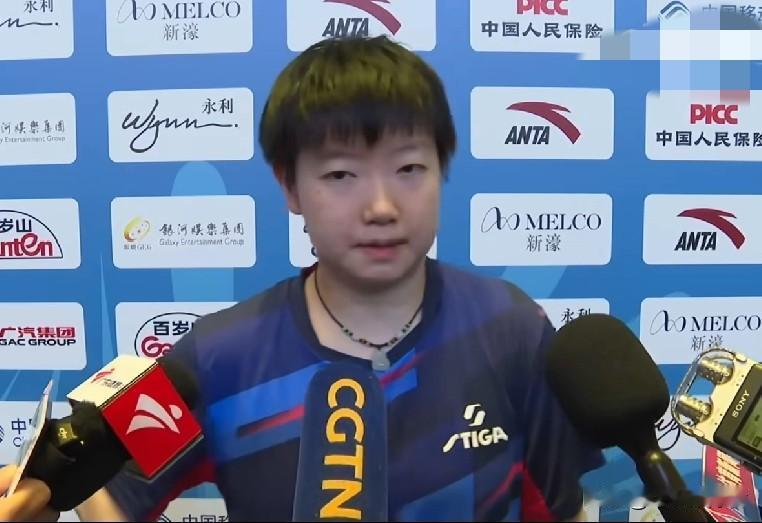 全运会女单4强出炉！孙颖莎4-0横扫刘斐师姐之后，没想到赛后这样评价她，莎莎情商