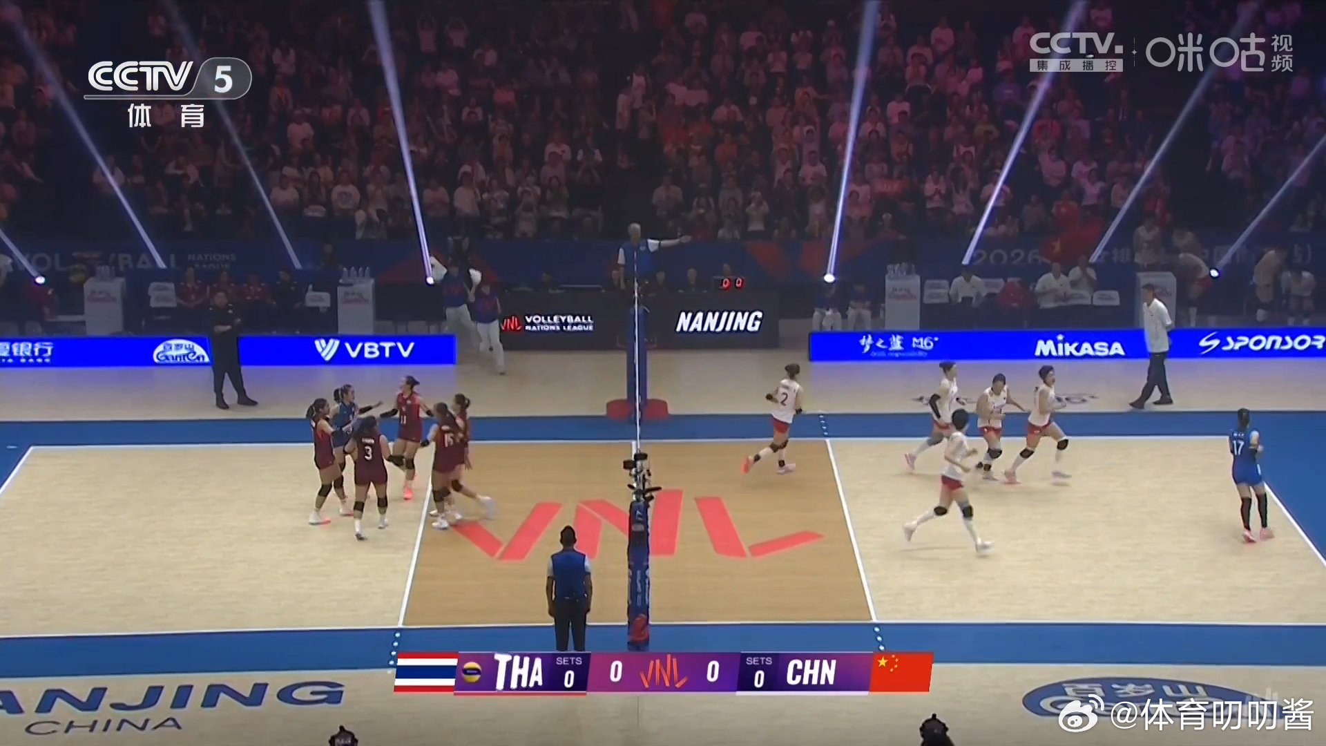 中国女排vs泰国女排首发2026世界女排联赛南京站，中国女排vs泰国女排首发公布
