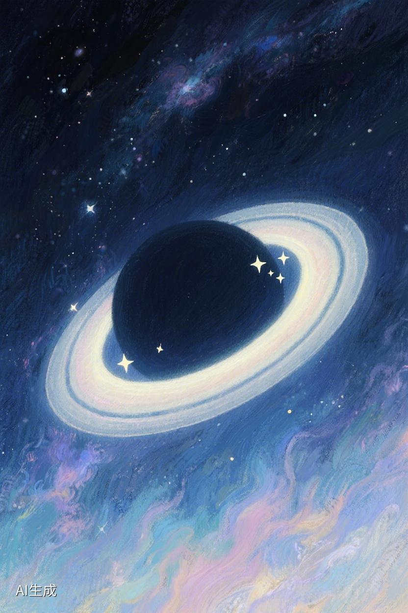 AI随心绘于浩渺星空中，一颗星球闪耀，它提醒着：即便渺小，也可散发独特光芒✨