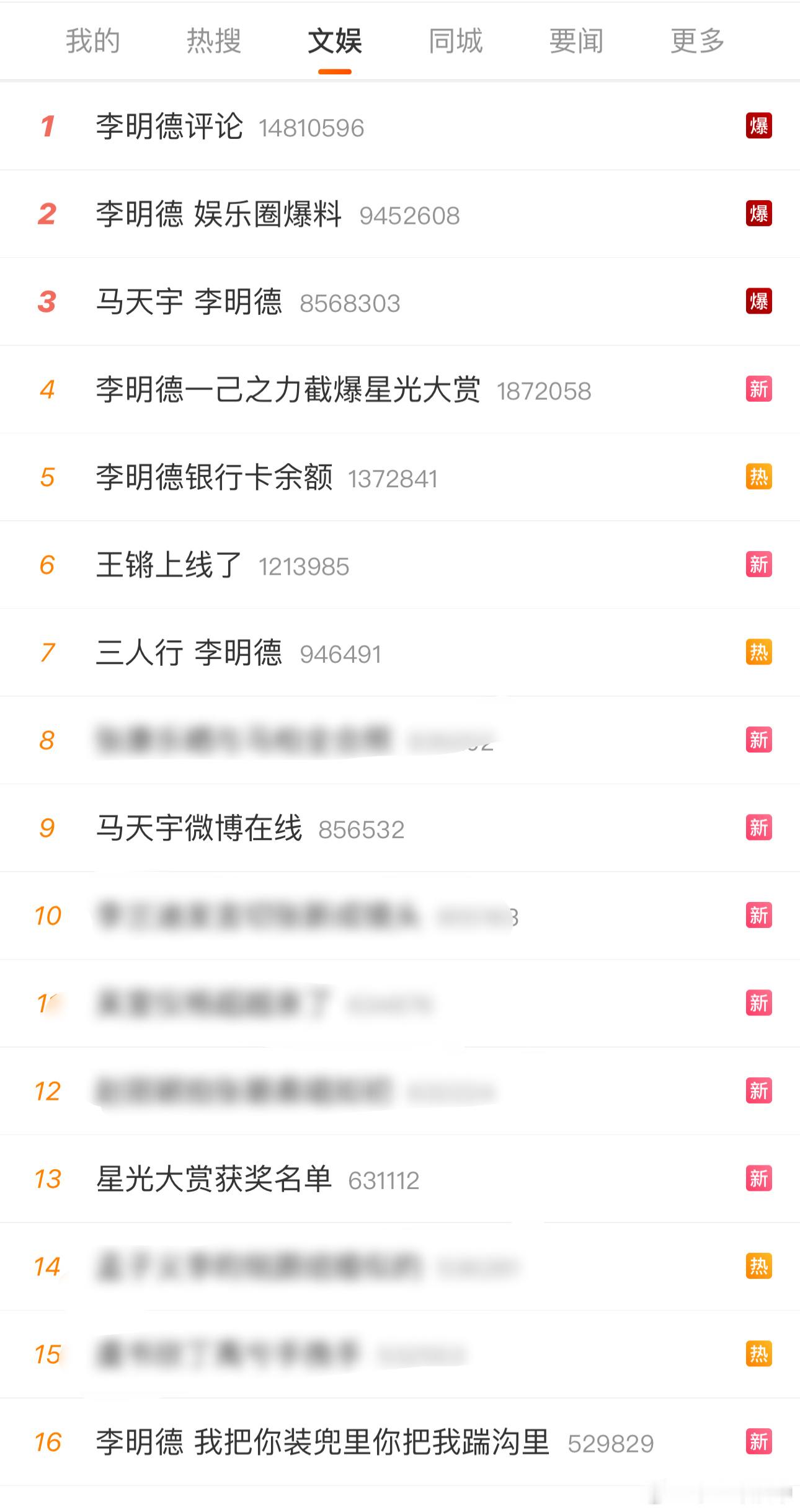 李明德一己之力截爆星光大赏  李明德评论  李明德 娱乐圈爆料  三人行 李明德